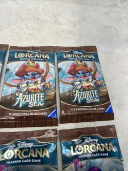 Disney Lorcana TCG - Azurite Sea Booster Box (8 Sealed Booster Packs) - Image 4