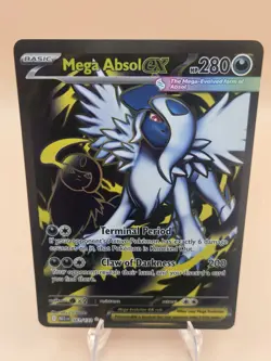 Pokemon Me01: Mega Evolution Holo Card Absol EX 161/132 Ultra Rare NM Condition - Image 4
