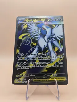 Pokemon Me01: Mega Evolution Holo Card Absol EX 161/132 Ultra Rare NM Condition - Image 5