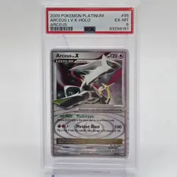 2009 Pokemon Platinum Arceus LV.X Holo #95 PSA 6 EX-MT Ultra Rare Card - Image 1