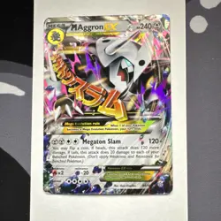 Pokemon M Aggron EX 94/160 XY Primal Clash Ultra Rare Holo Mega 240 HP Card - Image 1