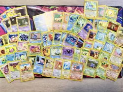 VINTAGE POKEMON CARD LOT - NEO - 60+ CARDS - NO DUPS TRAINERS OR ENERGY - Image 1