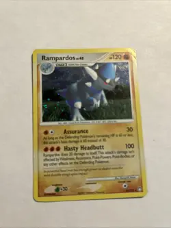 Pokemon TCG Rampardos Holo Card Mysterious Treasures 33/123 Exclusive Cosmos - Image 1