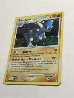 Pokemon TCG Rampardos Holo Card Mysterious Treasures 33/123 Exclusive Cosmos - Image 4