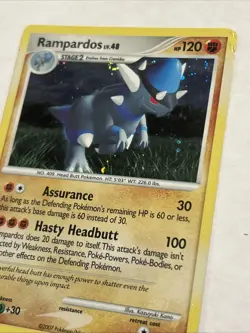 Pokemon TCG Rampardos Holo Card Mysterious Treasures 33/123 Exclusive Cosmos - Image 5