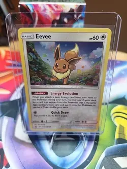 Pokemon Card TCG Eevee 101A/149 Alternate Art Near Mint Holofoil Sun Moon Promo - Image 1