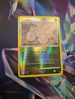 Pokemon Card D&P Mysterious Treasures Reverse Holo Exeggcute 82/123. - Image 1