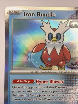 Iron Bundle - (Prerelease) 058 SV: Scarlet & Violet Promo Cards Promo Holo NM - Image 3