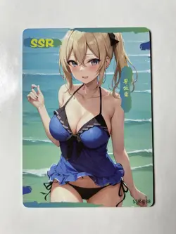 Goddess Story - Pink Beauties- Anime Waifu SSR-038 Trading Card - Image 1