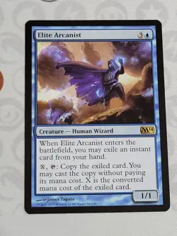 C3505 MAGIC MTG M14 CORE SET 2014 ELITE ARCANIST #54 LP RARE - Image 1