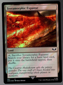 Terramorphic Expanse 301 Common Surge Foil Warhammer 40K MTG NM - Image 1