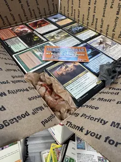 🧙17lbs+ 4200+ UNSEARCHED Magic The Gathering Bulk Lot LP/NM w/ Rares & Foils‼ - Image 1