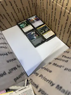 🧙17lbs+ 4200+ UNSEARCHED Magic The Gathering Bulk Lot LP/NM w/ Rares & Foils‼ - Image 2
