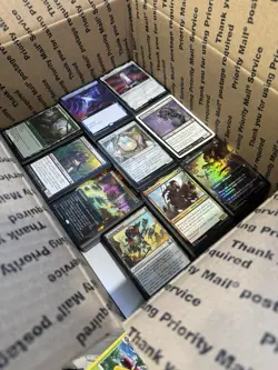 🧙17lbs+ 4200+ UNSEARCHED Magic The Gathering Bulk Lot LP/NM w/ Rares & Foils‼ - Image 5