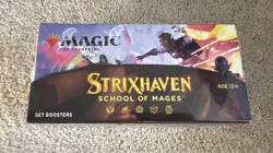 New Sealed Magic the Gathering Strixhaven: School of Mages Set Booster Box MTG 630509975679 - Image 3