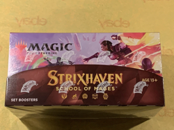 New Sealed Magic the Gathering Strixhaven: School of Mages Set Booster Box MTG 630509975679 - Image 1