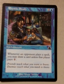 Rhystic Study. Prophecy. NM to LP. Free Shipping. - Image 1