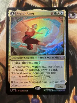 FOIL Avatar Aang #0207 MTG Avatar: The Last Airbender Mythic English - NM/M 🔥 - Image 1