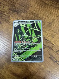Pokemon TCG Team Rocket's Spidops 187/182 Destined Rivals NM - Image 1