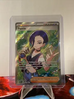 Pokemon TCG - Twilight Masquerade - Perrin Full Art - 209/167 NM - Image 1