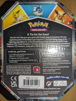 Pokemon TCG Jolteon V Tin |BRAND NEW FACTORY SEALED Pokemon Eevee Evolutions - Image 2