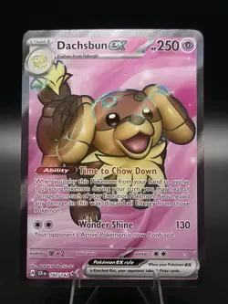 Dachsbun ex 160/142 Sv07: Stellar Crown Holo - Pokemon TCG - LP - Image 1