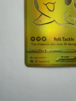 Pokemon Pikachu v SWSH145 Black Star Promo Celebrations English 2021 - Image 4