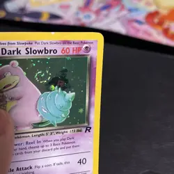 Dark Slowbro [MP/HP] - 12/82 - Pokemon Team Rocket Unlimited Holo Dmg Swirly - Image 5