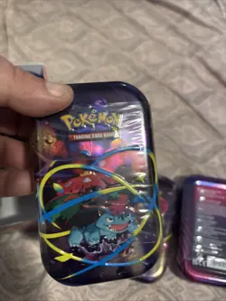 Pokemon Mega Evolutions Mega Heroes Mini Tin Display (10 Tins) - Image 5