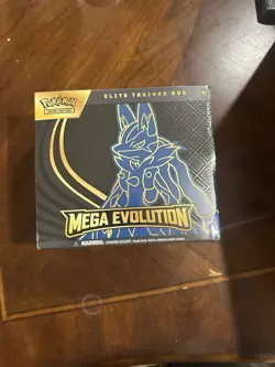 Pokemon TCG Mega Evolution Elite Trainer Box ETB Lucario NEW - Image 1