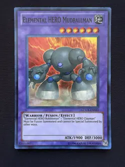 Yu-Gi-Oh! "Elemental HERO Mudballman" LCGX-EN053 | Super Rare | NM - Image 1