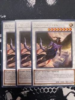 Yu-Gi-Oh 3X Angel Of Zera Rare 1st Edition NM Valiant Smashers - Image 1
