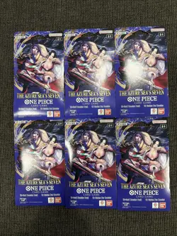 OP14 - EB04 | The Azure Sea’s Seven One Piece TCG Sleeved Booster | Lot of 6 - Image 2