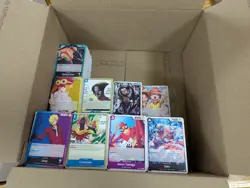 One Piece Card Game Organized Bulk Lot 4000+ C/UC 500+ Holo Rares 21.2lbs - Image 2