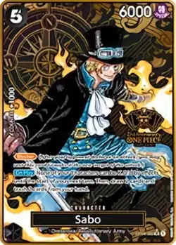 Sabo Alternate Art Foil - OP04-083 LP - One Piece - Image 1