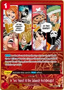In Two Years! At the Sabaody Archipelago Alternate Foil -OP01-030 LP - One Piece - Image 1