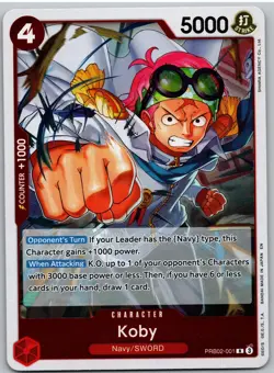 Koby PRB02-001 Rare Premium Booster -The Best- Vol. 2 One Piece NM - Image 1
