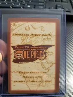 BANDAI One Piece Hyper Battle C349 B LUFFY FLAG HOLO FOIL SCARCE EARLY CARD - Image 2