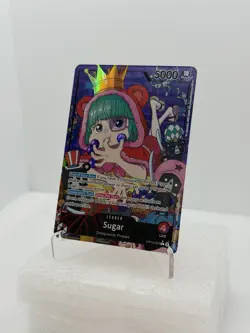 One Piece Sugar OP10-003 Leader AA Royal Blood Alternate Art NM - Image 1