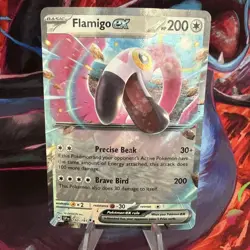 Flamingo Ex 160/191 Double Rare Holo Pokemon TCG Surging Sparks Card - Image 1