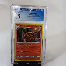 Charizard Pokemon GO 2022 010/078 Holo Graded Slab CGC Mint 9 Card - Image 1