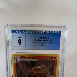 Charizard Pokemon GO 2022 010/078 Holo Graded Slab CGC Mint 9 Card - Image 3