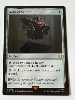MTG RELIC OF SAURON CARD R 0079 - Image 2