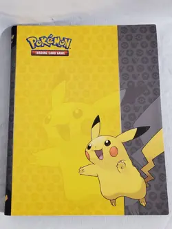 Pokemon Trading Card Game 2014 Ultra Pro Pikachu Binder WITH 150+ CARDS - Image 1