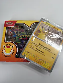 Pokemon Day 2026 Pikachu Box & Pikachu At The Museum Jumbo Promo Card, Tcg, New - Image 1
