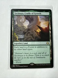 Yavimaya, Cradle of Growth Modern Horizons 2 Magic: The Gathering Card - Image 1