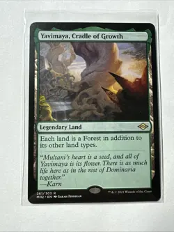 Yavimaya, Cradle of Growth Modern Horizons 2 Magic: The Gathering Card - Image 2