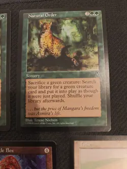 MTG Visions 7 Card Lot Natural Order Teferi Tithe City Of Solitude 1996 WoTC LP - Image 3