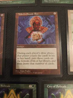 MTG Visions 7 Card Lot Natural Order Teferi Tithe City Of Solitude 1996 WoTC LP - Image 5