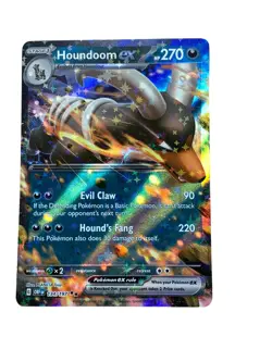 Houndoom ex 134/197 Double Rare Obsidian Flames Pokemon Card Near Mint NM - Image 1